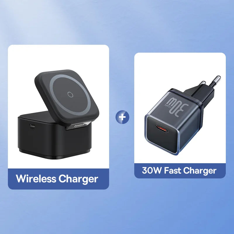 2 in 1 Cube Magnetic Wireless Charger